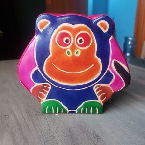 Leather Coin Box / Bank